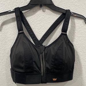 SHEFIT Ultimate Sports Bra High Impact Black Luxe Medium Large Adjustable